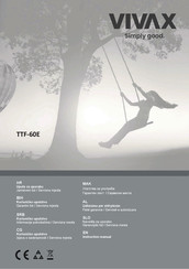 Vivax TTF-60E Instruction Manual