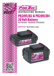 The Original Pink Box PB20VLIB2 Instruction Manual
