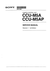 Sony CCU-M5AP Service Manual