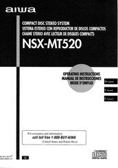 Aiwa NSX-MT520 Operating Instructions Manual