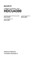 Sony HDCU4300/T Service Manual