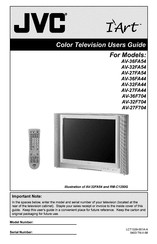 JVC I'ART AV-32F704 User Manual