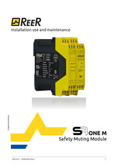 Reer SR ONE M Installation, Use And Maintenance Manual