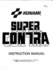 Konami SUPER CONTRA Instruction Manual