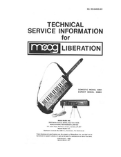 Moog Liberation Export 338BX Technical Service Information