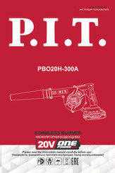 P.I.T. PB020H-300A Operation Manual