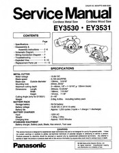 Panasonic EY3531 Service Manual