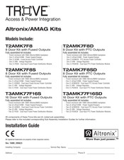 Altronix TROVE T3AMK77F16SD Manual