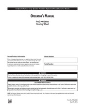 Cub Cadet Pro Z Series 900 Lapbar Operator's Manual