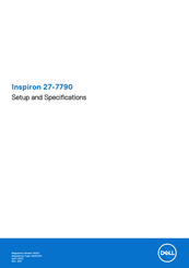 Dell Inspiron 27-7790 Setup And Specifications