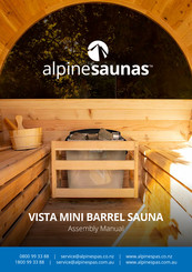Alpine Saunas VISTA MINI Assembly Manual