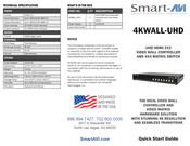 SMART-AVI 4KWALL-UHD Quick Start Manual