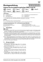 Audi 8P0 054 691 A Assembly Instructions Manual