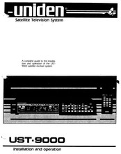 Uniden UST-9000 Installation & Operation Manual