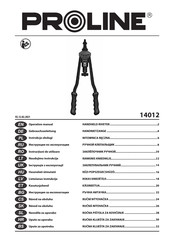Proline 14012 Operation Manual