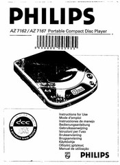 Philips AZ 7167 Instructions For Use Manual