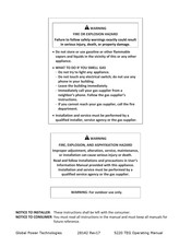 Global 5220 Operating Manual