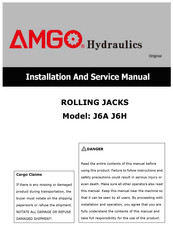 AMGO Hydraulics J6A Installation And Service Manual