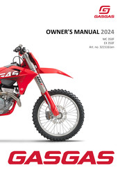 GAS GAS EX 350 F US 2024 Owner's Manual