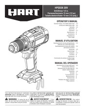 HART HPDD26 20V Operator's Manual