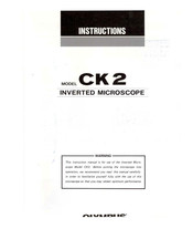 Olympus CK2-BIC Instructions Manual