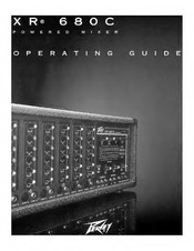 Peavey XR 680C Operating Manual