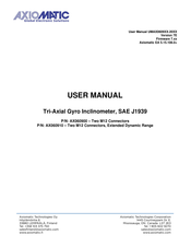AXIOMATIC AX060910 User Manual