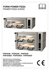Ggm Gastro POP434E Use And Maintenance Manual