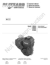 Briggs & Stratton BLIZZARD 150000 Operator's Manual