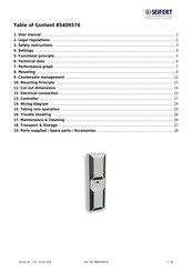 Seifert 85409576 User Manual