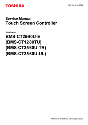 Toshiba BMS-CT2560U-TR Service Manual