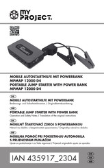 myPROJECT MPMAP 12000 D4 Operation And Safety Notes
