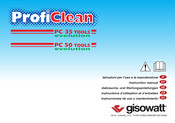 Gisowatt ProfiClean PC 50 TOOLS evolution Instruction Manual