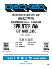 DECKED VNMB07SPRT65 Installation Instructions Manual