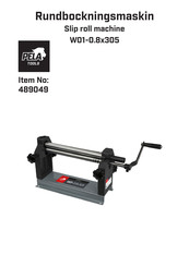 pela tools W01-0.8x305 Manual
