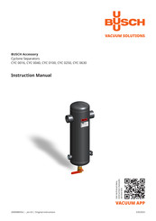 BUSCH CYC 0016 Instruction Manual