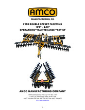 Amco F15B Operation & Maintenance Manual
