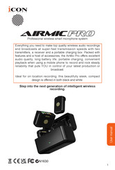 ICON ProAudio AIRMIC PRO User Manual