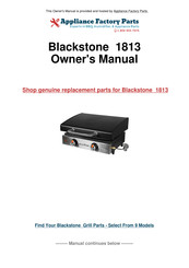 Black Stone 1813 Owner's Manual