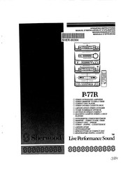 Sherwood P-77R Operating Instructions Manual