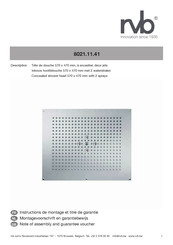 rvb 8021.11.41 Note Of Assembly