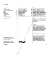 Stihl BT 120 C Manual