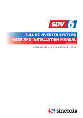Sinclair SDV6-CLOUD User And Installation Manual
