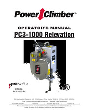 Power Climber PC3 Series Operator's Manual