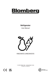 Blomberg KND24692V User Manual