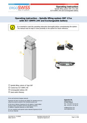 Ergoswiss SNT 1770 EU/CH Operating	 Instruction