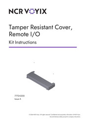 NCR VOYIX 7772-K200 Kit Instructions