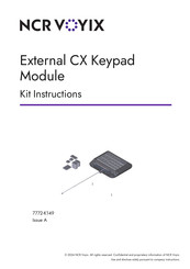 NCR VOYIX 7772-K149 Kit Instructions