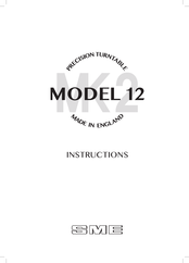 SME 12 Instructions Manual