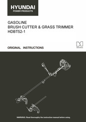 Hyundai HDBT52-1 Original Instructions Manual